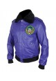 Batman Henchman Joker Goon Purple Bomber Jacket 